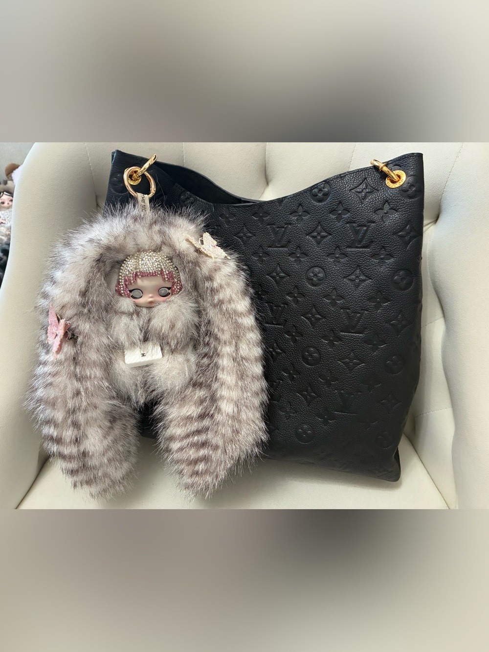 Beautiful custom Skullpanda doll - New, high-quality custom